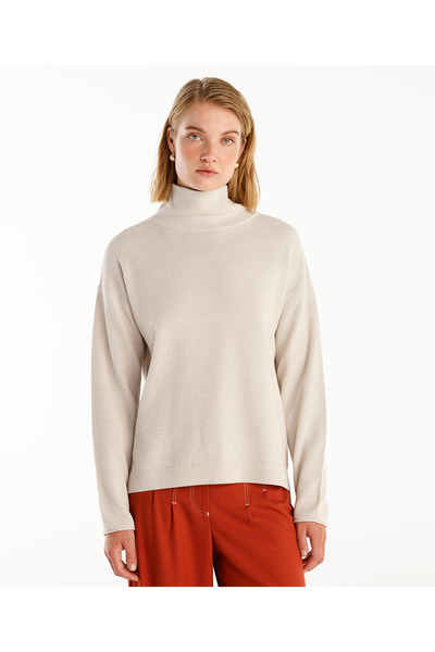 Yargıcı سترة واسعة الوقوف الياقة