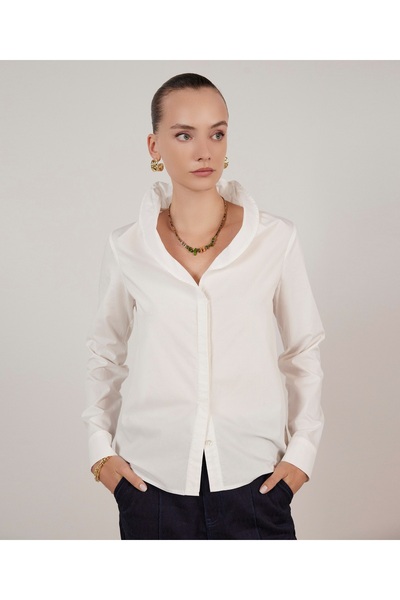 Yargıcı Fırfır Yaka Gömlek