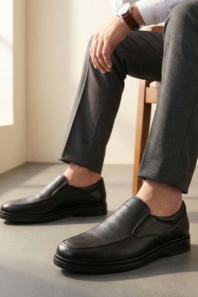 DETECTOR Pantofi ortopedici casual pentru bărbați din piele naturală din interior exterior Çpr095-2