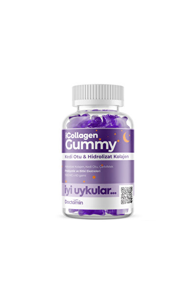 icollagen İyi Uykular Kolajen Jelibonu - Kedi Otu & 5 Tip Kolajen
