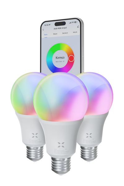 Xenon Smart Akıllı Rgb Led Ampul 9w App Kontrol Sesli Komut Wi-fi Zamanlayıcı...