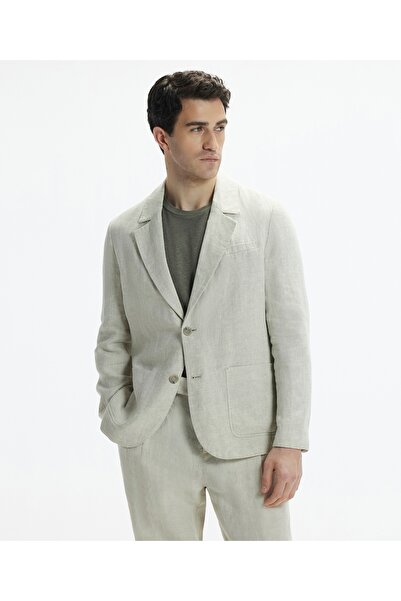 Yargıcı Regular Fit Swallow Collar Two Button Men's Jacket with Front Pocket