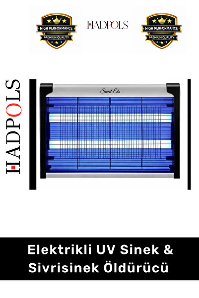 HadPols #SinekÖldürücü Kimyasalsız Askılı Çift Florasanlı Elektrikli UV Işıkl...