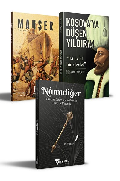 Benim Hocam Yayınları Mahşer - Namıdiğer - Kosova'ya Düşen Yıldırım 3'lü Set