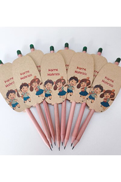 Wi Fro KARNE HEDİYESİ 35 ADET TOHUMLU BASKILI KURŞUN KALEM
