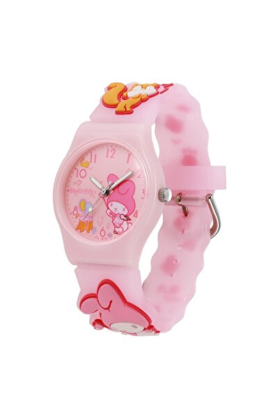 Choice3 ساعات وردية اللون بتصميم هيلو كيتي لطيف للبنات، بنمط كرتوني ثلاثي الأ...