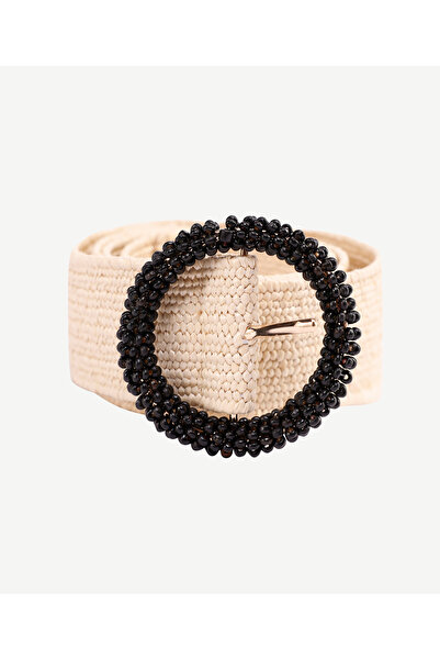 Yargıcı حزام مطاطي مع إبزيم مطرز بالخرز