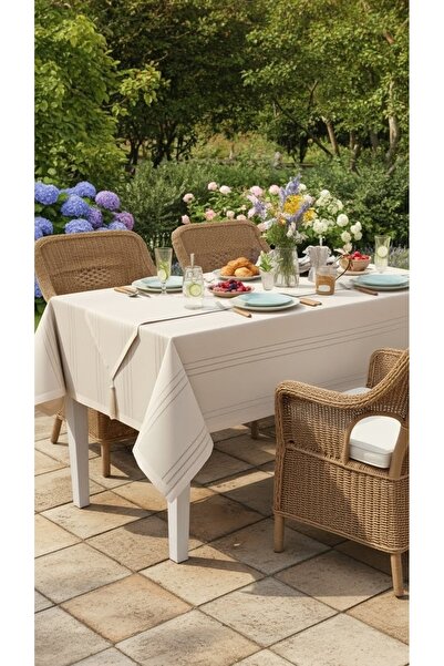 Tropikhome Masa Örtüsü Seti Çeyizlik 12 Kişilik 26 Parça Masa Örtüsü Seti