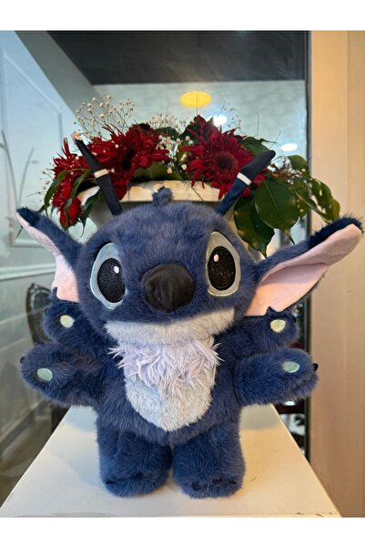 CUFFCUFFTOYS Stitch peluş oyuncak 4 kollu antenli stich peluş oyuncak lilo si...