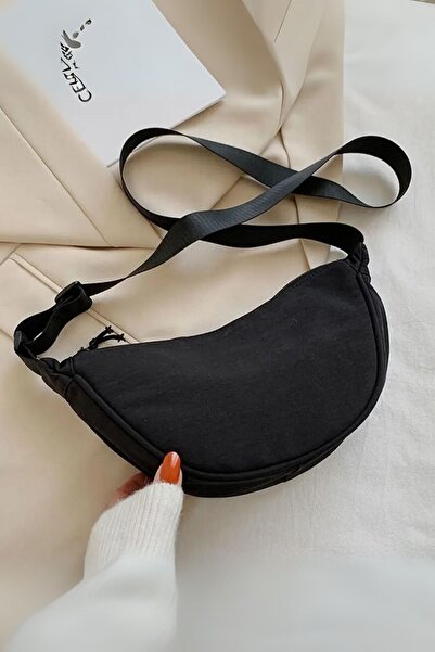 Ecrou Geantă neagră pentru talie și cu un singur umăr