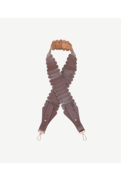 Yargıcı Örgü Detaylı Çanta Askısı