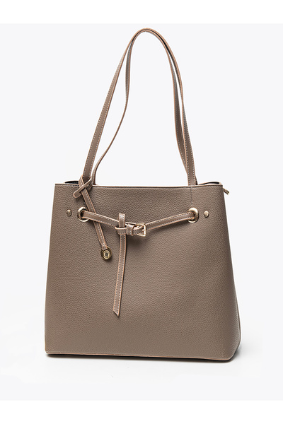 Karaca Голяма чанта през рамо от веганска кожа с щампа