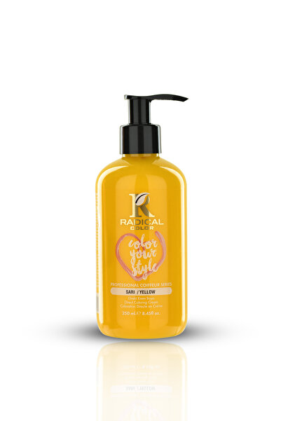 Radical Color Su Bazlı Saç Boyası 250 Ml Sarı