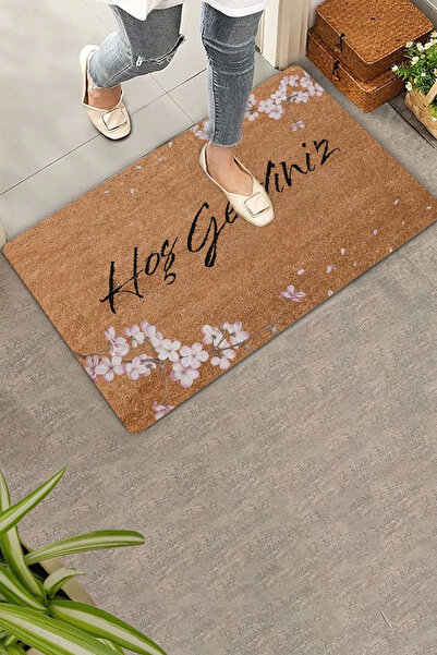 Valerine Life Covoraș de bun venit cu flori de cireș roz 45x70cm