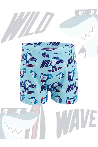 Denokids Shark Boys' Shorts μαγιό