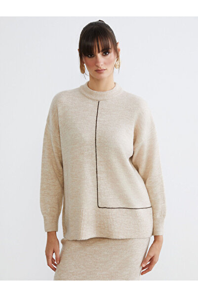 LC Waikiki Özmarka New Season guler rotund supradimensionat Pulover de tricot...