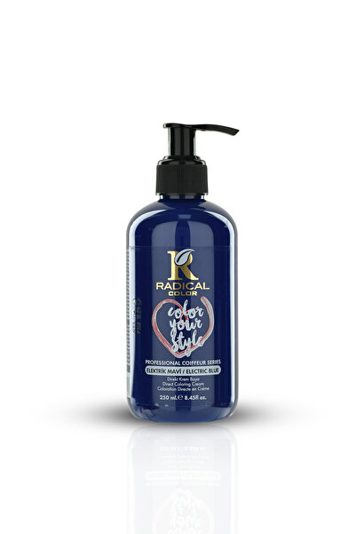 Radical Color Su Bazlı Saç Boyası 250 Ml Elektrik Mavi