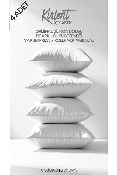 İzgi Concept Pernă de aruncare premium Pernă interioară 4 buc. Pernă de aruncare umplută cu fibre ultra dodule cu opțiuni de dimensiune