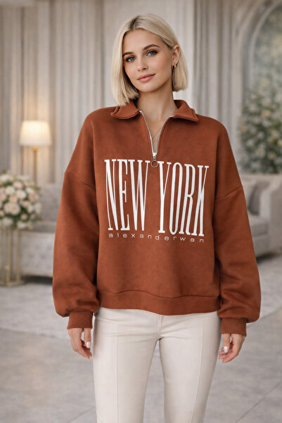 Oyer Moda Hanorac de damă cu fermoar