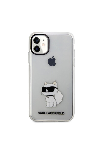 Karl Lagerfeld غطاء حماية شفاف لهاتف iPhone 11 بتصميم Choupette