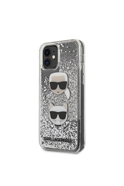 Karl Lagerfeld iPhone 11 Case Liquid Glitter K&C Design Cover
