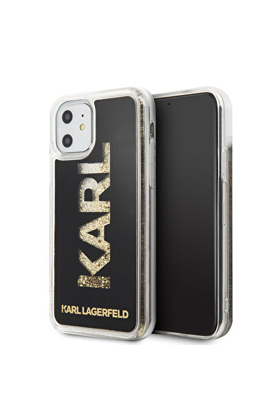 Karl Lagerfeld حافظة مرخصة متوافقة مع هاتف Iphone 11، غطاء بتصميم شعار Karl L...