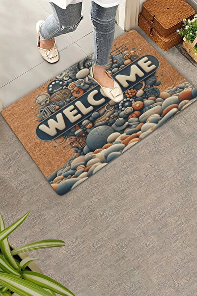 Valerine Life Chippings Welcome Πατάκι μπροστινής πόρτας 45x70cm