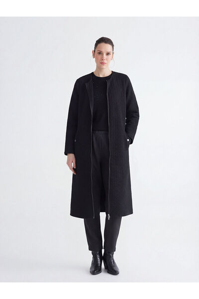 LC Waikiki Vizyon Yeni Sezon Bisiklet Yaka Fermuarlı Tesettür Kap