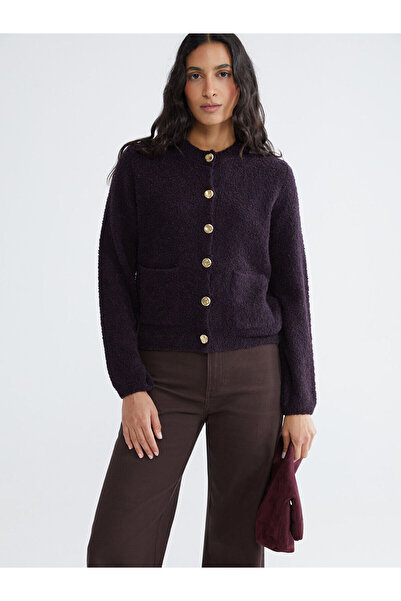 LC Waikiki سترة نسائية محبوكة برقبة دائرية