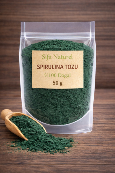 Velit Şemin Şifa Naturel SPİRULİNA TOZU (YOSUN TOZU) 50 GR