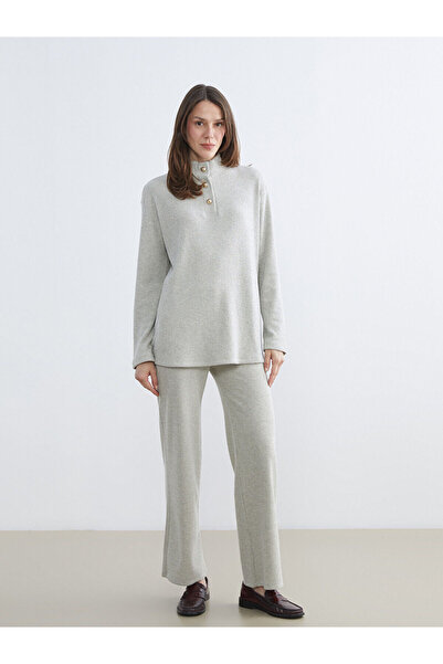 LC Waikiki Özmarka New Season Elastic Waist Wide Leg Women's Trousers
