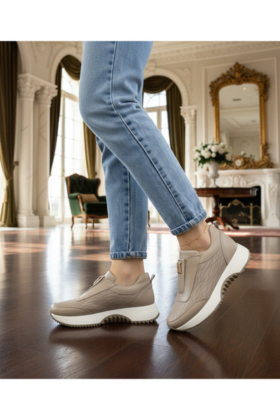 RaySones Genuine Leather Orthopedic Soft Casual Sneaker Daily Women's Shoes 619