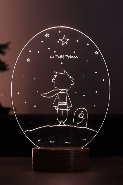 BY-LAMP Küçük Prens Le Petit Prince Figürlü Dekoratif Hediye Led Masa Lambası | ByLamp