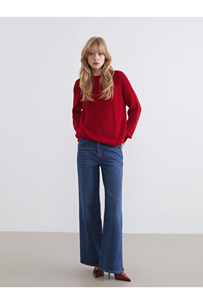 LC Waikiki Γυναικείο τζιν παντελόνι Özmarka New Season Wideleg