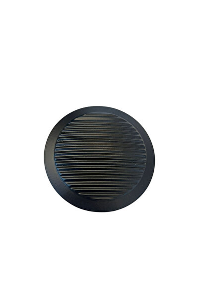 Taşkın Aksesuar Mâner metalic Pierra, diametru 32 mm, 7 cm, negru mat, ușă du...