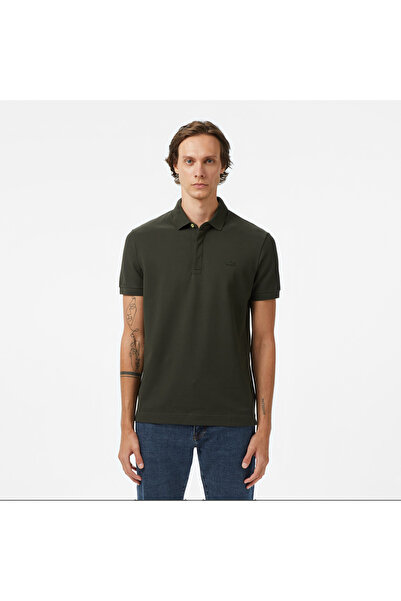 Lacoste Erkek Regular Fit Haki Paris Polo