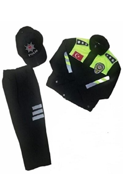 NOBLE STORE Set complet de uniforme de poliție rutieră pentru copii