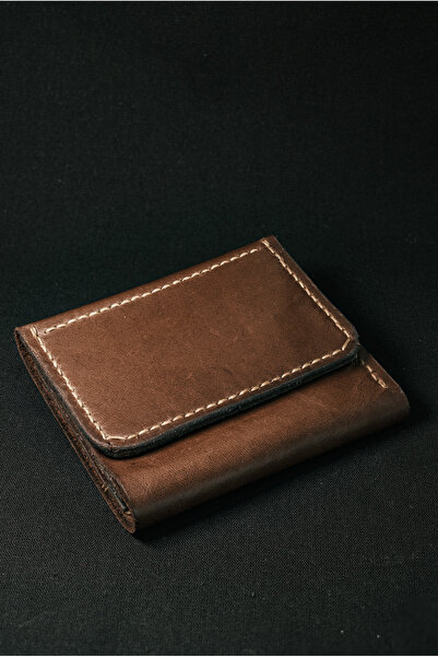 INKD Leather Men's Tri-Fold Wallet - Genuine Cowhide Leather - Handcrafted