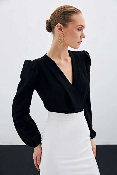 Sateen Двуредно подплатено боди