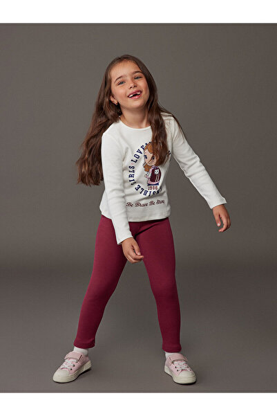 LC Waikiki Özmarka New Season Girls' Ribbed Knit Tights Pack of 2