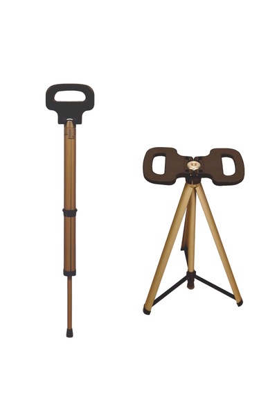 Furkan Neşriyat Kişiye Özel Ayarlanabilir Trekking Bastonu, Katlanır Portatif...