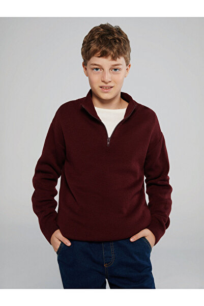 LC Waikiki Pulover de tricotaj pentru băiat cu guler ridicat