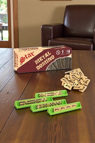Star Oyun Aletleri Star Metal Domino Pirinç Domino Istıkalı Domino Taşı Seti