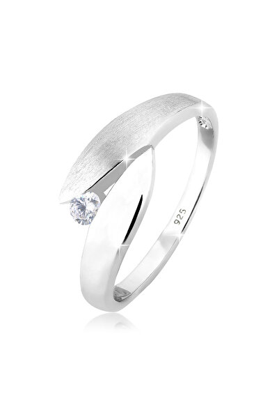 ELLI Strieborný prsteň so zirkónom 925
