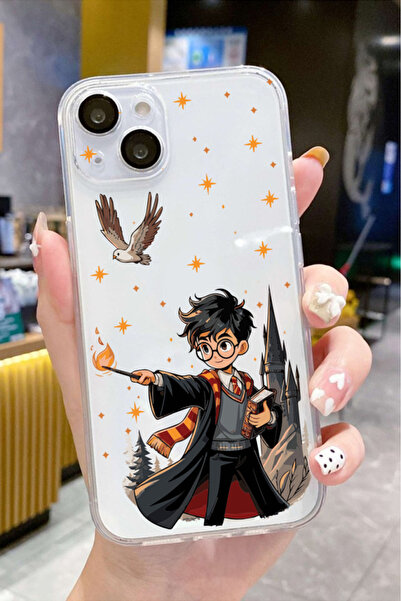 3GEN CASE İphone 15 Uyumlu Desenli Şeffaf Silikon Kılıf