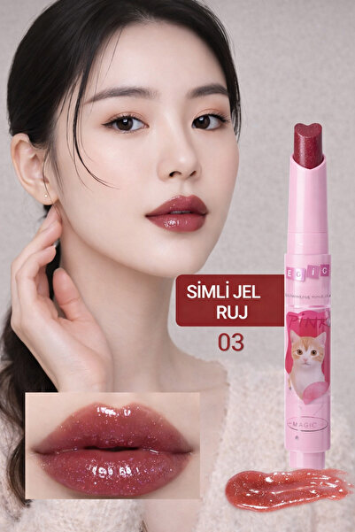 magic casa Simli Jel Ruj – Cam Parlak Görünüm | Kalp Uçlu | Akışkan Jel Doku ...