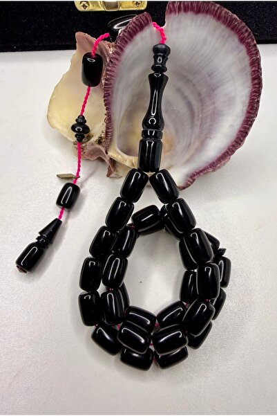 İskenderun Tesbihcilik Simsiyah Oltu Gibi koleksiyonluk usta işçilikli sıkma ...