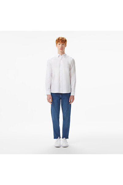 Lacoste Erkek Slim Fit Lacivert Jean Pantolon