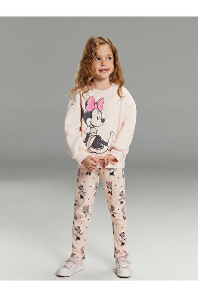 LC Waikiki Vision Nova sezona Minnie Mouse Štampano Tajice za devojčice