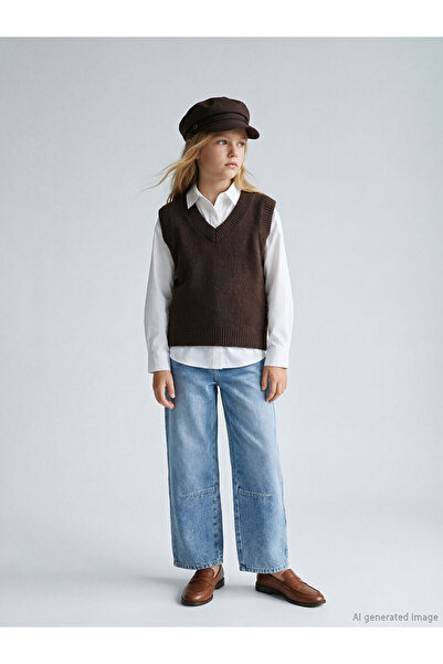 LC Waikiki Cey Нова колекция Дънки за момичета с регулируема талия